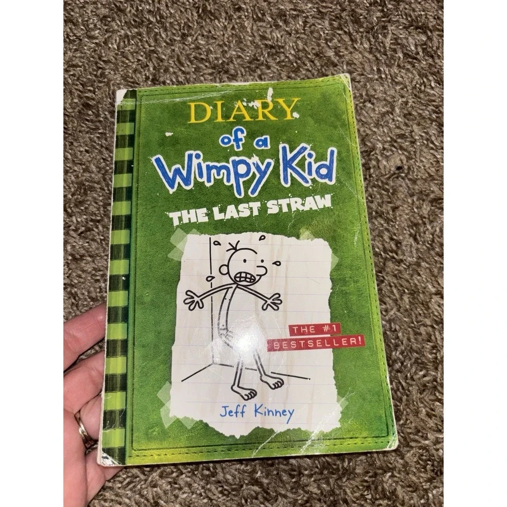 Diary of a Wimpy Kid PB Books by Kinney - Lot of 5 (1-3, 5, & 11)